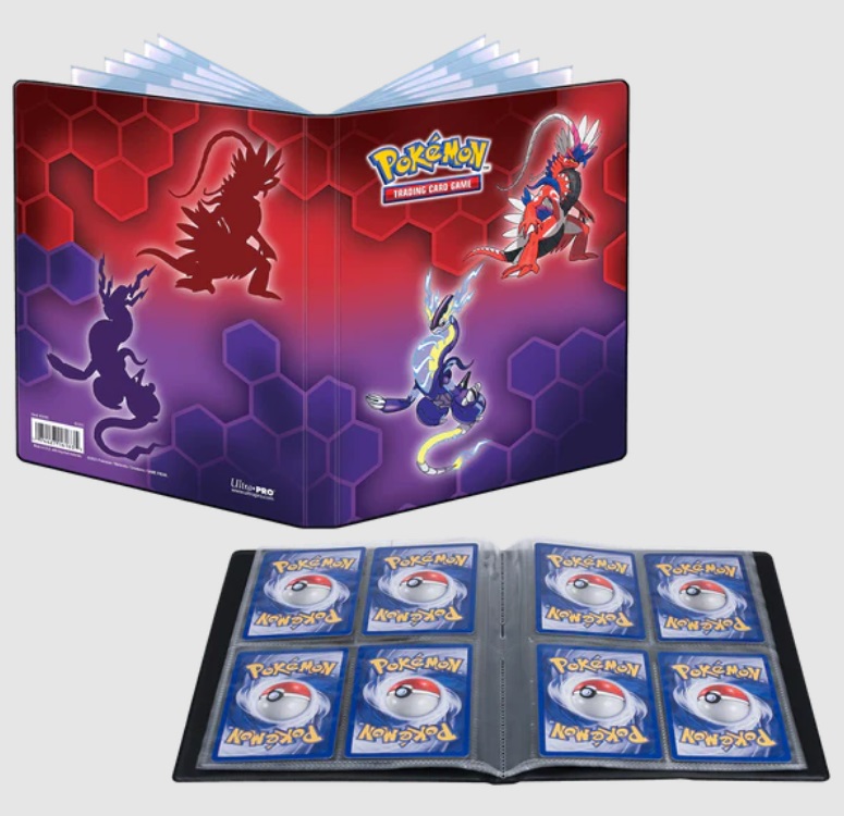 Ultra Pro Pokemon 4-Pocket Portfolio (2 Oversized pockets) -  Miraidon & Koraidon